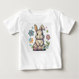 Camiseta De Bebé Cute bunny shirt for your kid