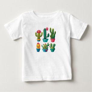 Camiseta De Bebé Cute Cactus
