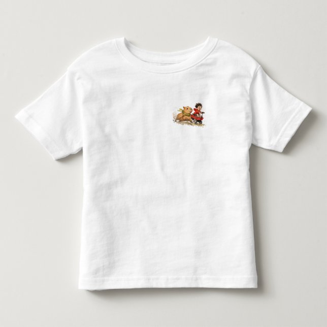 Camiseta De Bebé Cute Capybara Adventure Kids Shirt (Anverso)