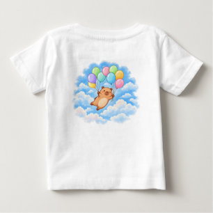 Camiseta De Bebé Cute Capybara con Globos – Hasta Pronto