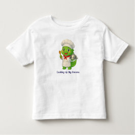 Camiseta De Bebé Cute Chef Dinosaur – Dino Jobs