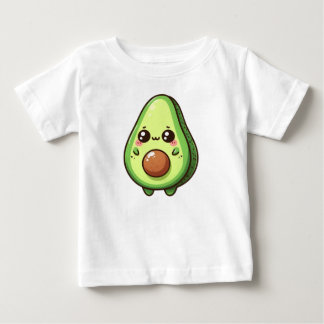 Camiseta De Bebé Cute Chibi Aguacate