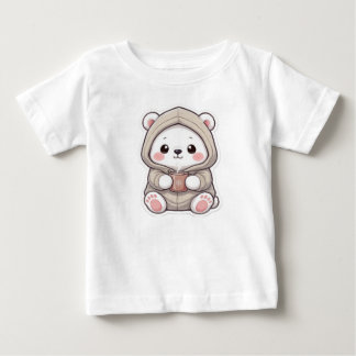 Camiseta De Bebé Cute chibi polar bear t-shirt