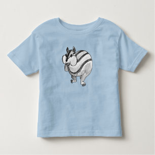 Camiseta De Bebé Cute Chipmunk de Arte Animal de Woodland