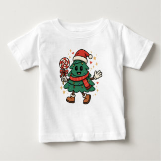 Camiseta De Bebé Cute Christmas Tree Kids T-Shirt / Festive Holiday