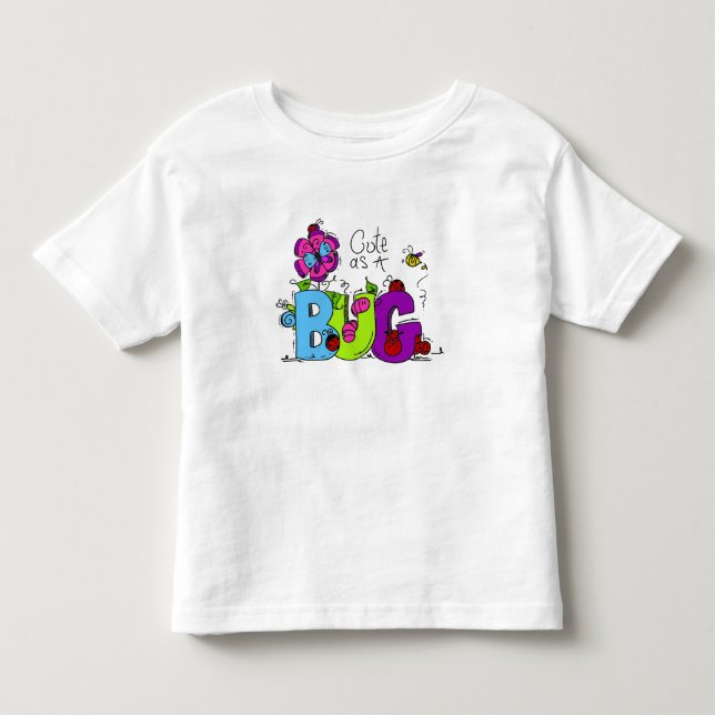 Camiseta De Bebé Cute como un error (Anverso)