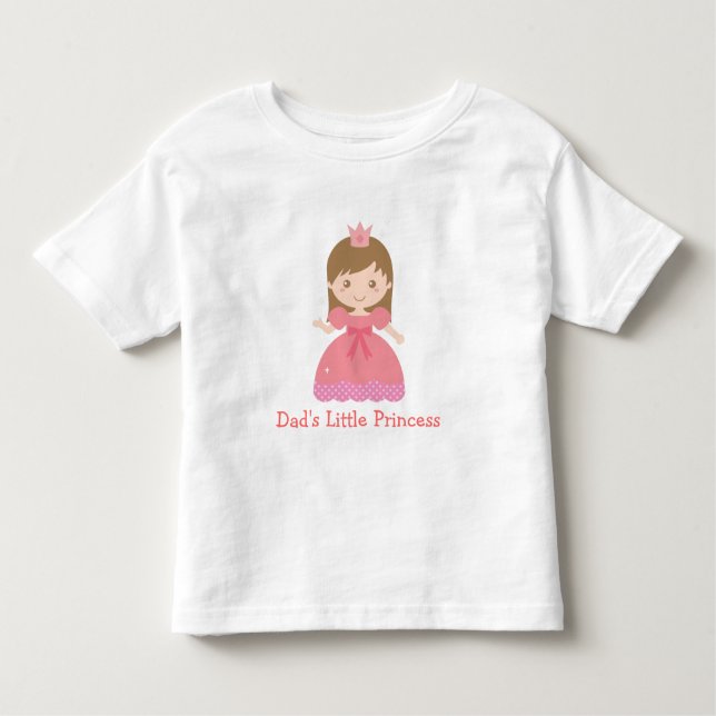 Camiseta De Bebé Cute Dads Little Princess (Anverso)