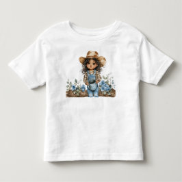 Camiseta De Bebé Cute Denim Cowgirl 3