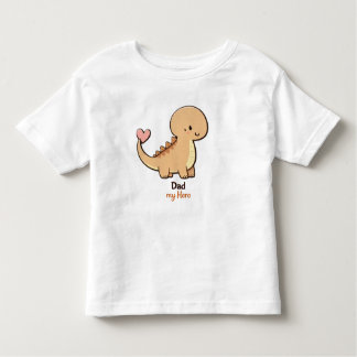 Camiseta De Bebé Cute Dinosaur Dad My Hero Kids T-Shirt | Father’s