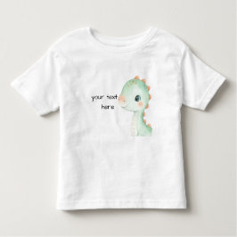 Camiseta De Bebé Cute Dinosaur Watercolor Personalized Baby Shirt