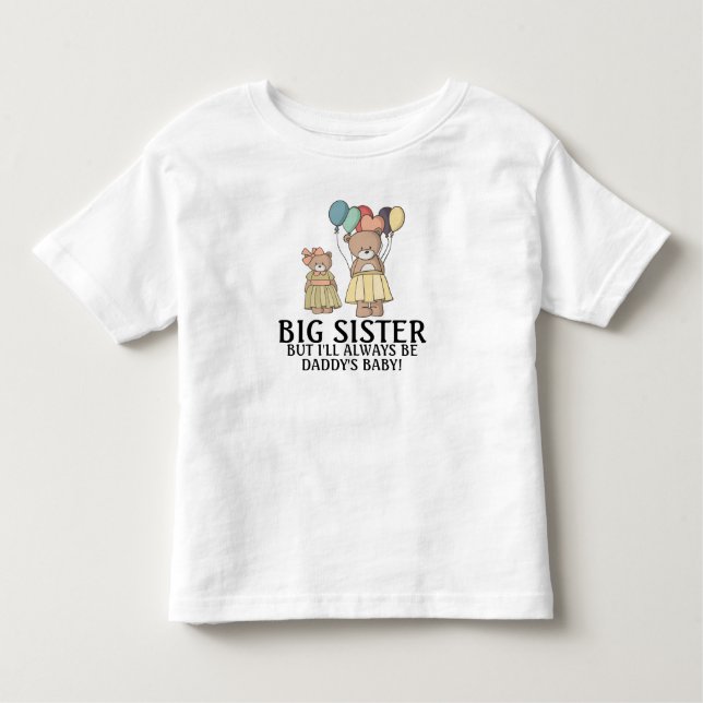 Camiseta De Bebé Cute dos osos de peluche Gran Hermana/El bebé de p (Anverso)