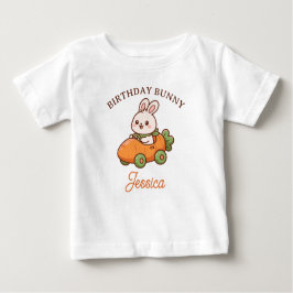 Camiseta De Bebé Cute Easter Bunny 1st Birthday Party