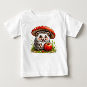 Camiseta De Bebé 🐔 Cute Erizo Bebé Regalo Animal ✨