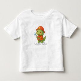 Camiseta De Bebé Cute Firefighter Dinosaur – Dino Jobs