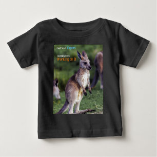 Camiseta De Bebé Cute fluffy joey Kangaroo