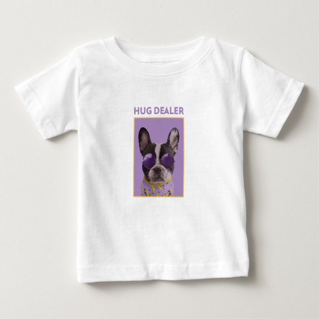Camiseta De Bebé cute french bulldog dog lover gift dog mom (Anverso)