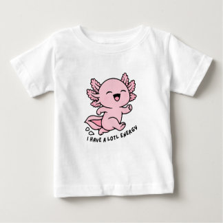 Camiseta De Bebé Cute Funny Axolotl Kids Apparel, Alotl Energy