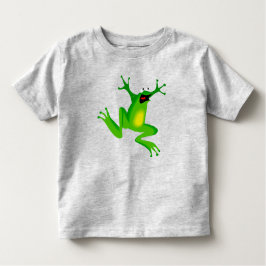 CAMISETA DE BEBÉ CUTE FUNNY GREEN FROG