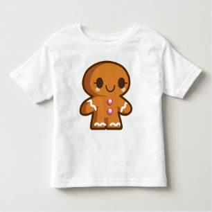 Camiseta De Bebé Cute Gingberbread Man