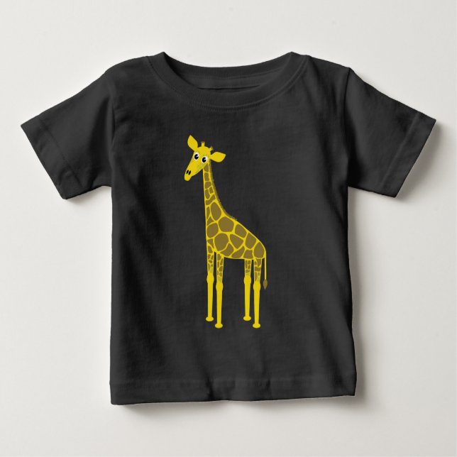 Camiseta De Bebé Cute Giraffe (Anverso)