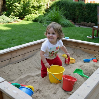 Camiseta De Bebé Cute Girl with Dog & Balloons