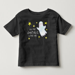 Camiseta De Bebé Cute Halloween Boys   Todos los demonios me aman