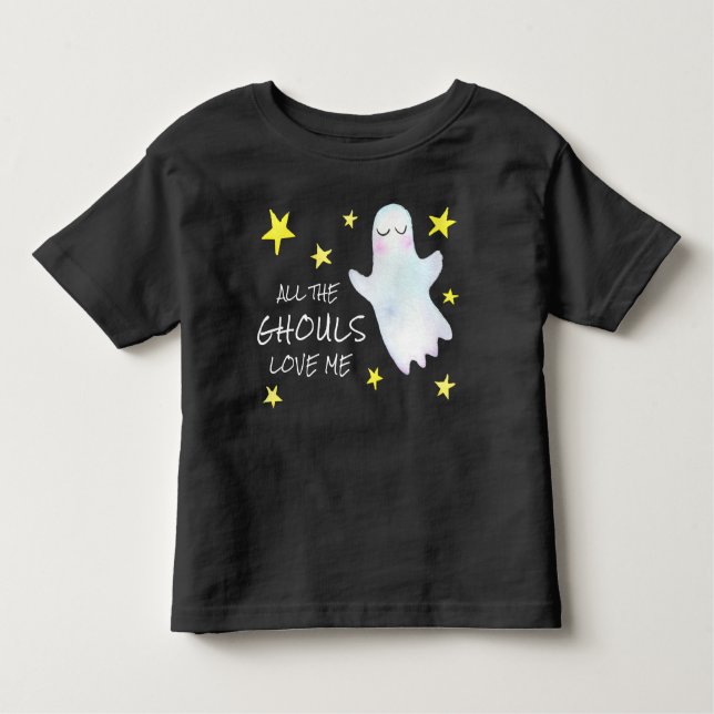 Camiseta De Bebé Cute Halloween Boys | Todos los demonios me aman (Anverso)