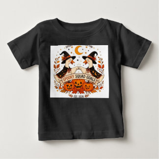 Camiseta De Bebé Cute Halloween Gansos Sombreros de Bruja 