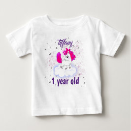 Camiseta De Bebé cute Happiness magic unicorn
