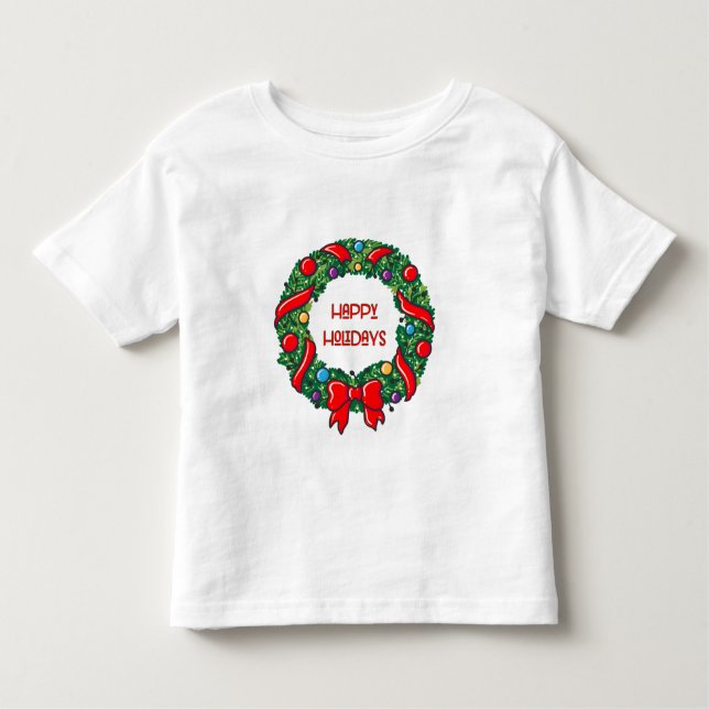 Camiseta De Bebé Cute Happy Holiday Tee Whimsical Reef Graphic (Anverso)