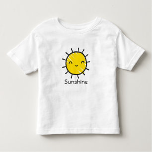 Camiseta De Bebé Cute Happy Smile Sunshine Personalizado Textos