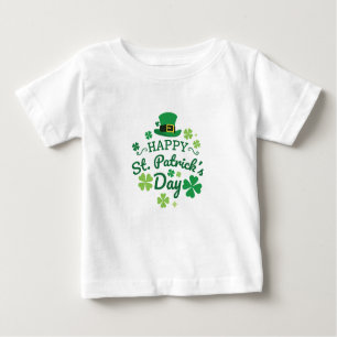 Camiseta De Bebé Cute Happy St. Patrick's Day Lucky Celebrar la imp