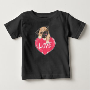 Camiseta De Bebé Cute I Robar la pulga del corazón Regalo de San