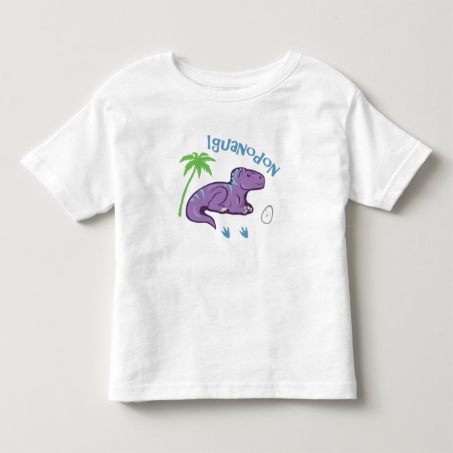 Camiseta De Bebé Cute Iguanodon (Anverso)