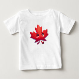 Camiseta De Bebé Cute Kawaii Maple Leaf | Canada