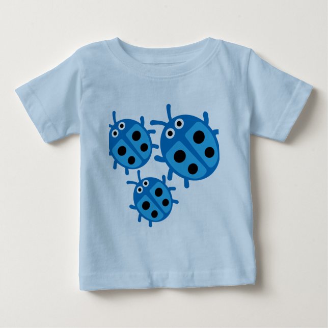 Camiseta De Bebé Cute Kids ladybird Family (Anverso)