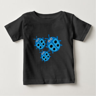 Camiseta De Bebé Cute Kids ladybird Family