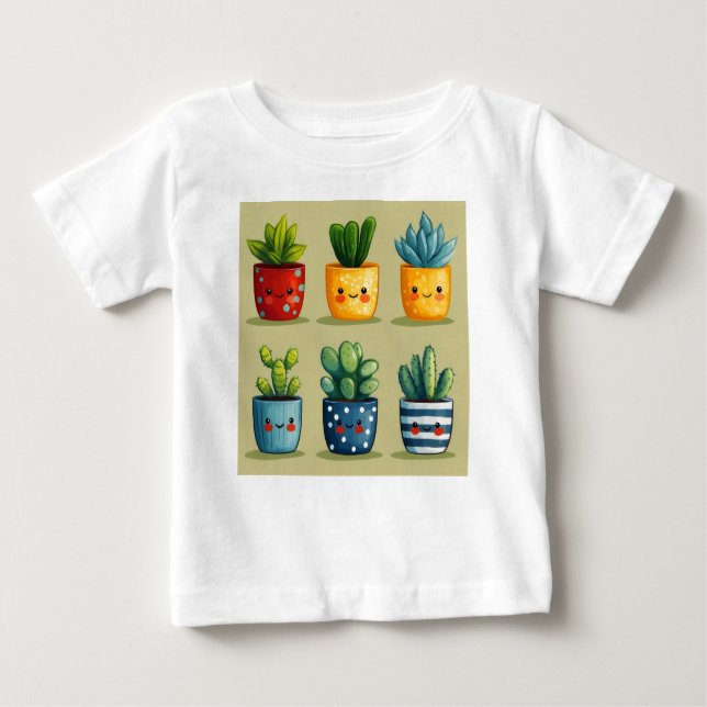 Camiseta De Bebé Cute Kids T-Shirt – Fun & Playful Design (Anverso)