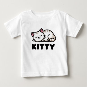 Camiseta De Bebé Cute kitten