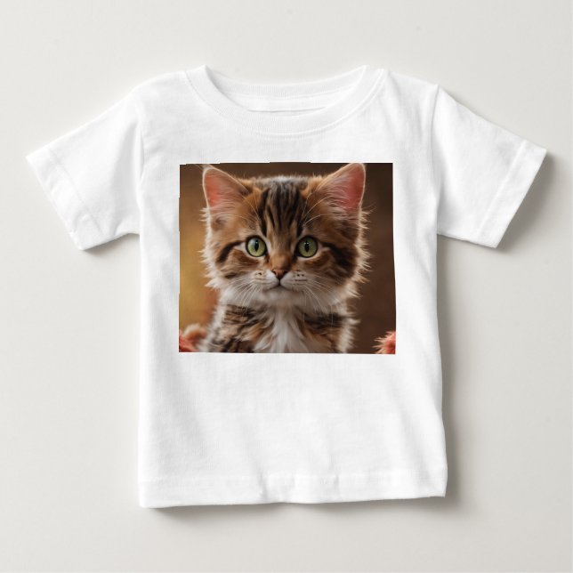 Camiseta De Bebé Cute Kitten (Anverso)