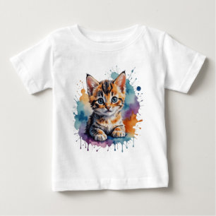 Camiseta De Bebé Cute kitten