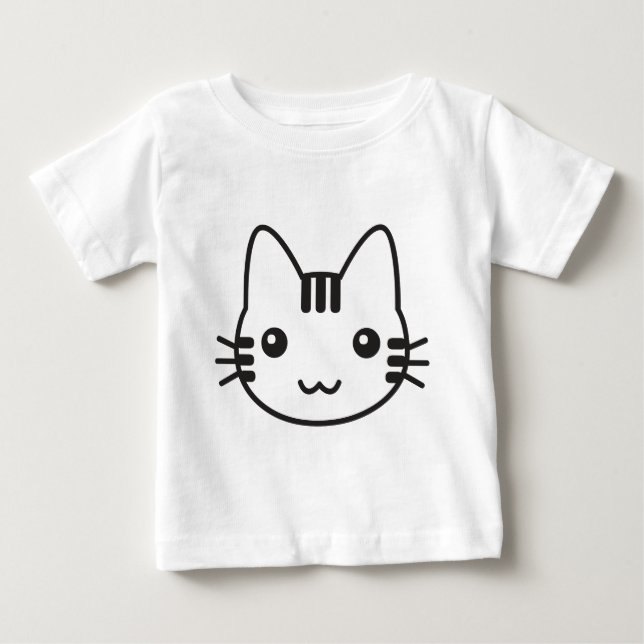 Camiseta De Bebé Cute Kitty (Anverso)