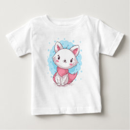 Camiseta De Bebé Cute Kitty