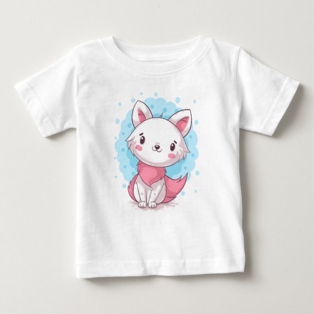 Camiseta De Bebé Cute Kitty (Anverso)