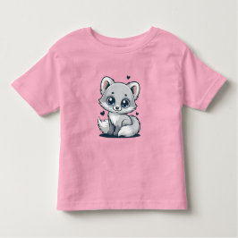 Camiseta De Bebé Cute Kitty Cat Illustration -Minimalistic