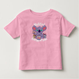 Camiseta De Bebé Cute Koala Bear Koalified Birthday Chica Pink