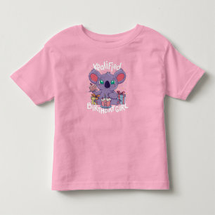Camiseta De Bebé Cute Koala Bear Koalified Birthday Chica Pink
