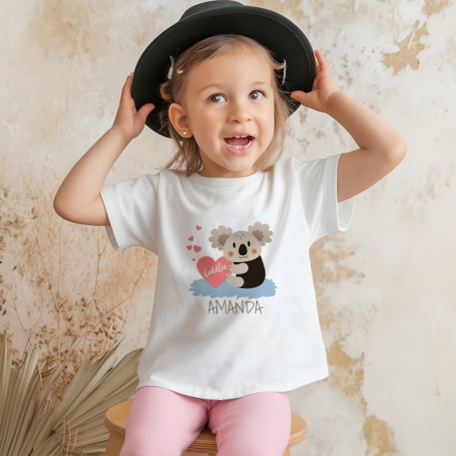 Camiseta De Bebé Cute Koala Cuddles ID386 (Subido por el creador)