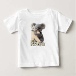 Camiseta De Bebé Cute Koala Letter K Kids T-Shirt | Animal Alphabet