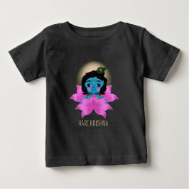 Camiseta De Bebé Cute Krishna Radha india - Arte Krishna